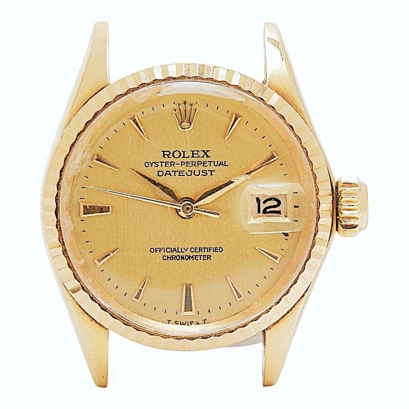 Rolex Datejust Watch Gold 18k Yellow