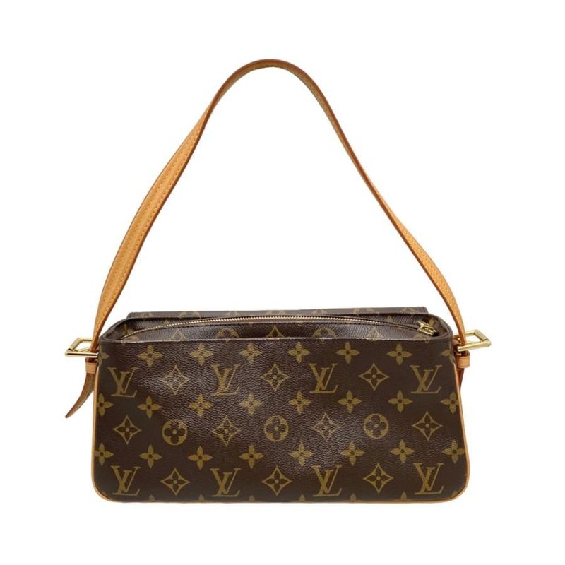 Louis Vuitton One Shoulder Bag Viva Cité MM M51164 Monogram Red Louis Vuitton