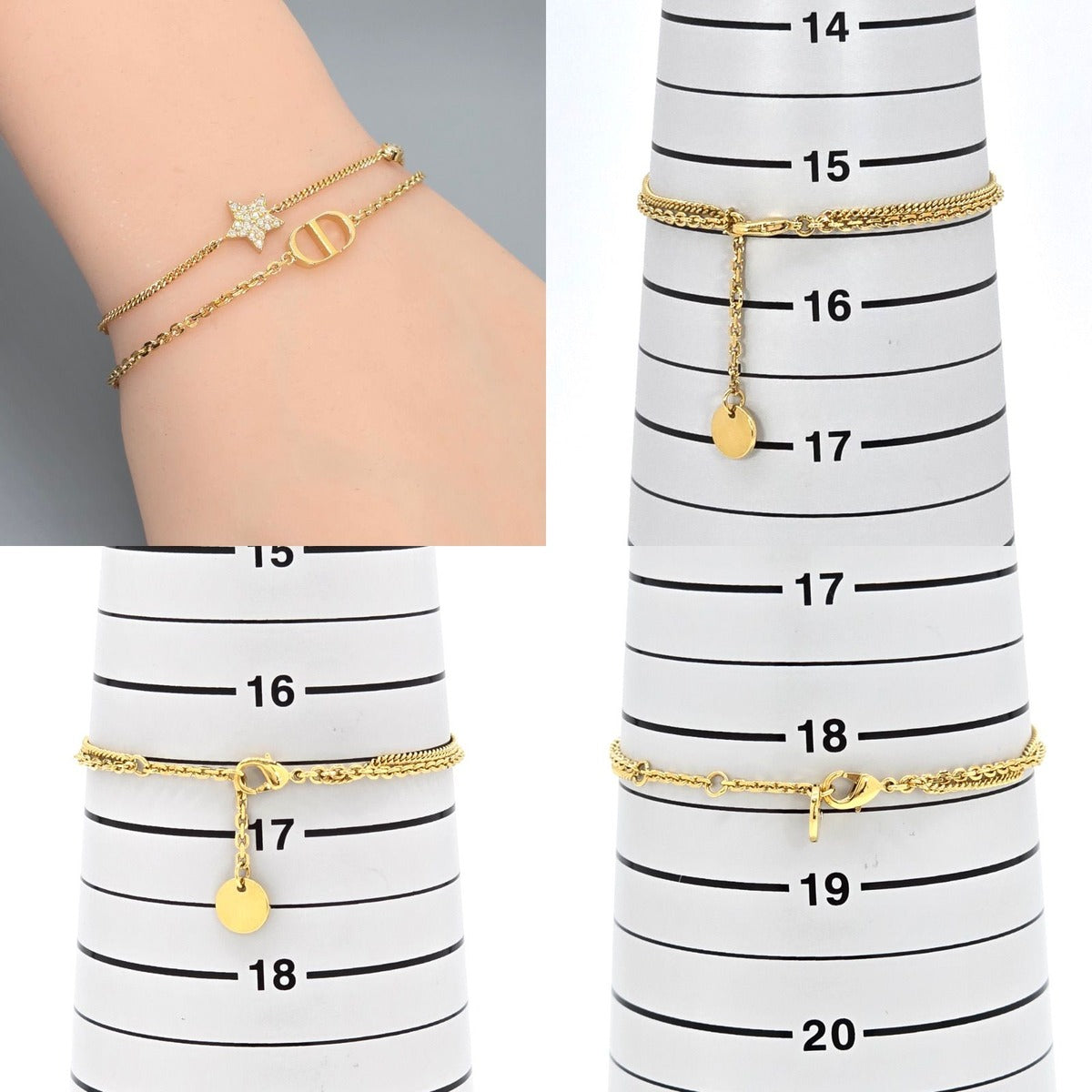 Dior Petit CD Double Bracelet Crystal — view 6