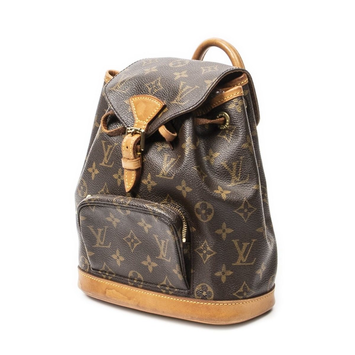 Louis Vuitton Montsouris Brown Monogram Canvas Backpack — view 2