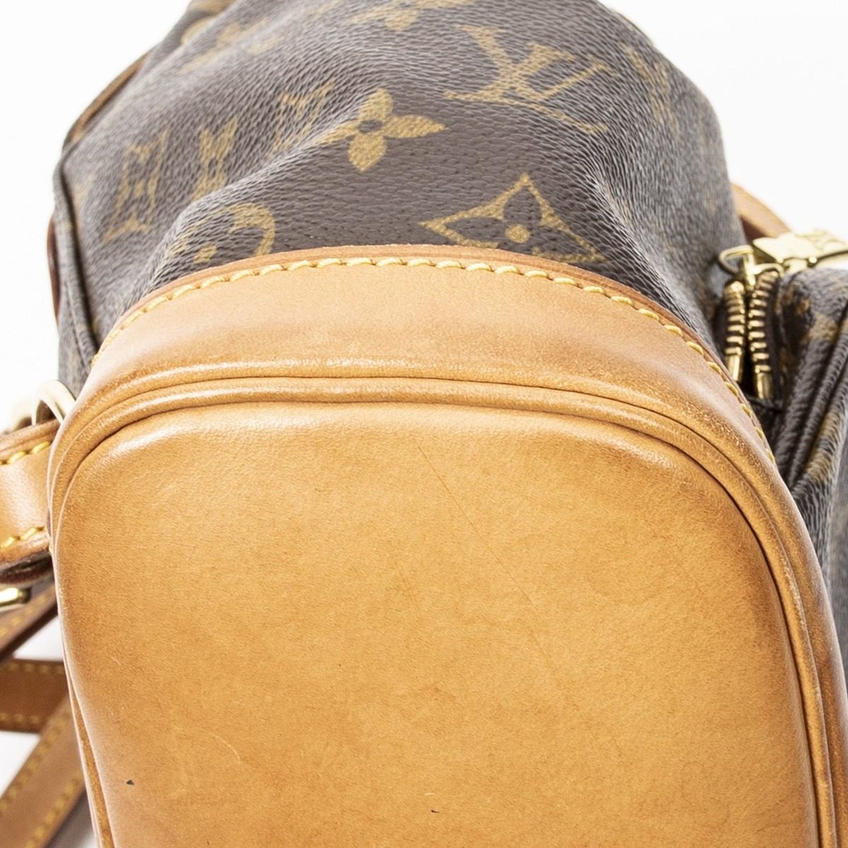 Louis Vuitton Montsouris Brown Monogram Canvas Backpack — view 8