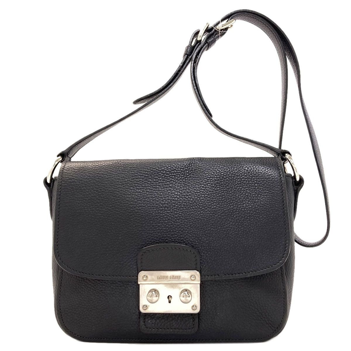 Miu Miu Long Shoulder Bag Leather