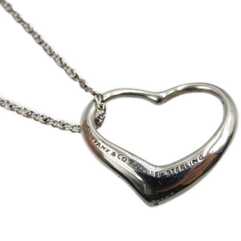 Tiffany & Co Open Heart 925 Silver Necklace 0133 Tiffany & Co