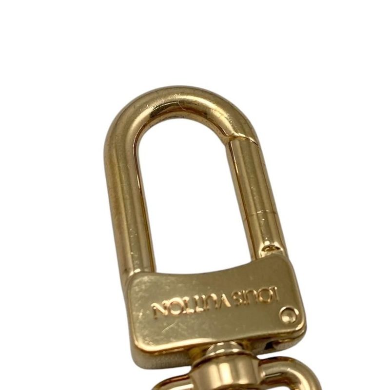 Louis Vuitton Bag Charm Porte Cles LV Circle M68000 Key Ring Gold Louis Vuitton