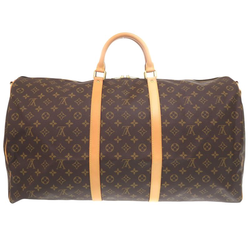 Louis Vuitton Keepall Bandoliere 60 Monogram M41412 Boston Bag LV 1242 Louis