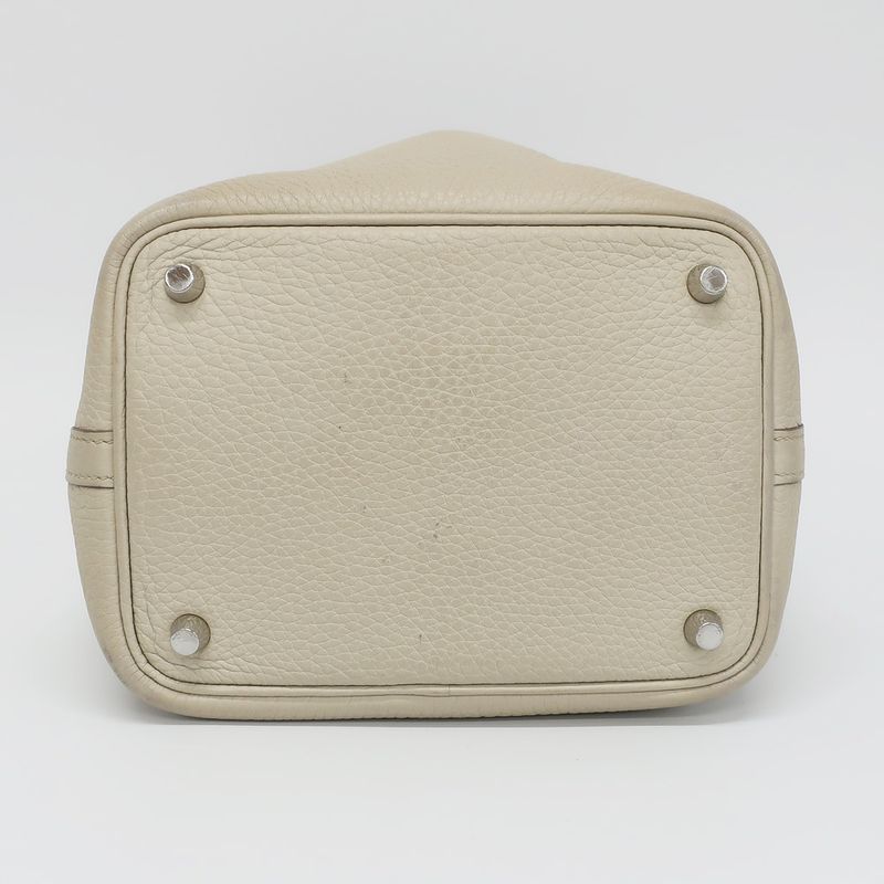 Hermes Picotin Lock PM Handbag Cles Silver-hardware U Stamped Around