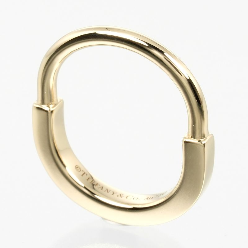 [tiffany & Co] Tiffany & Co Lock 18K Yellow Gold Size 6 Ladies' 4.5 G Ring