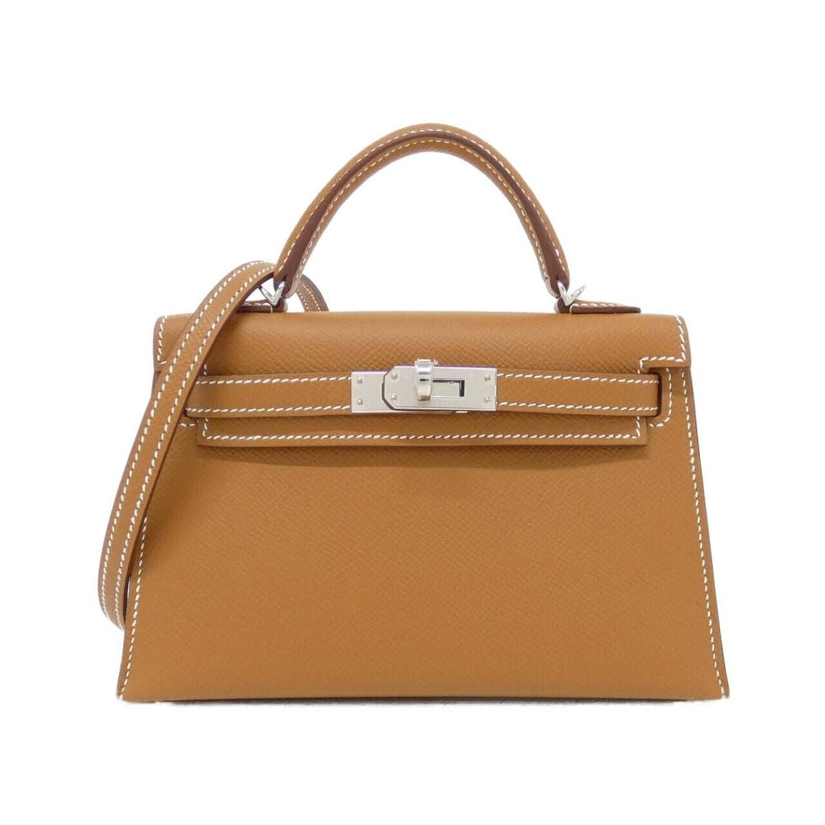 Hermes Mini Kelly 2 Bag Palladium