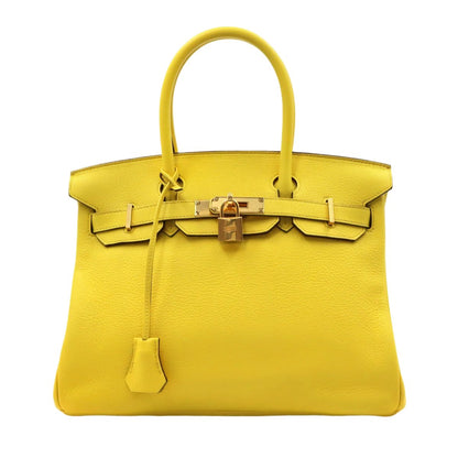 Hermes Birkin 30 Taurillon Novijo Jo Nunapur Hand Bag Gold