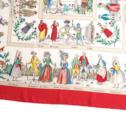 Hermes Costumes Civils Actuels Modern Civilian Attire Carré 90 Scarf Silk Twill