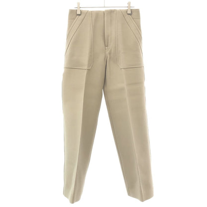 Celine by Phoebe Philo Wool Wide Pants 2 Beige 36