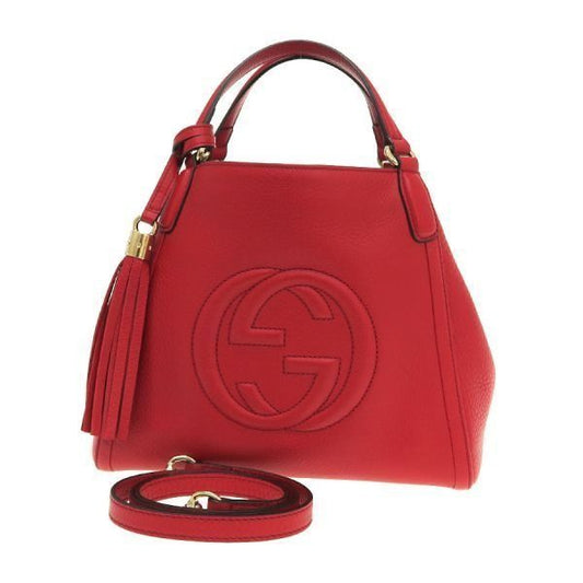 Gucci Soho Handbag Red