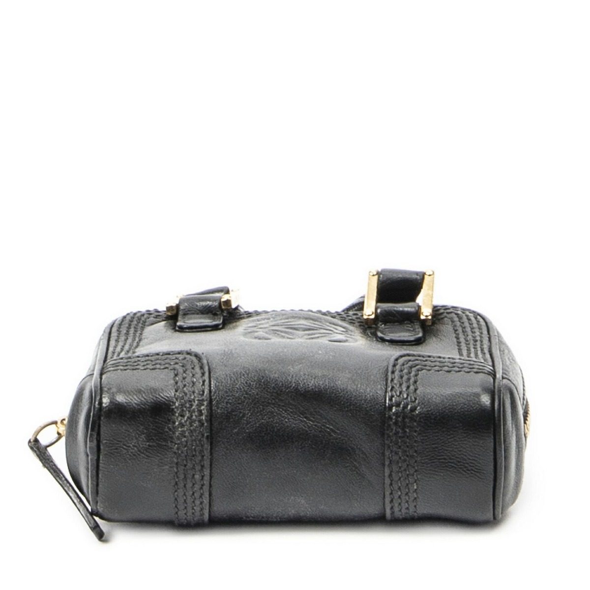 Loewe Micro Amazona Crossbody Black Calfskin Leather — view 6