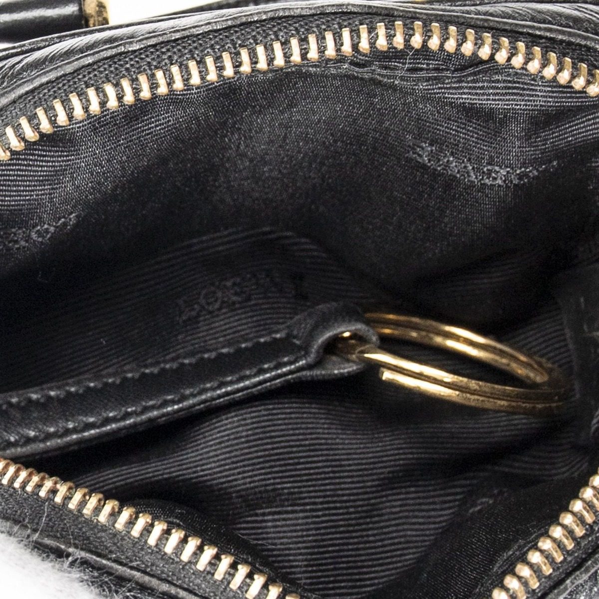 Loewe Micro Amazona Crossbody Black Calfskin Leather — view 9
