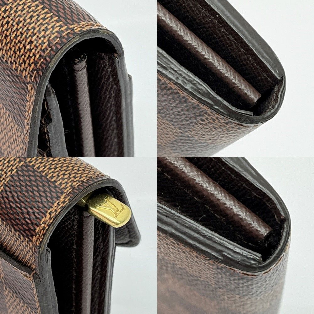 Louis Vuitton Long Wallet Damier Portefeuille Sarah