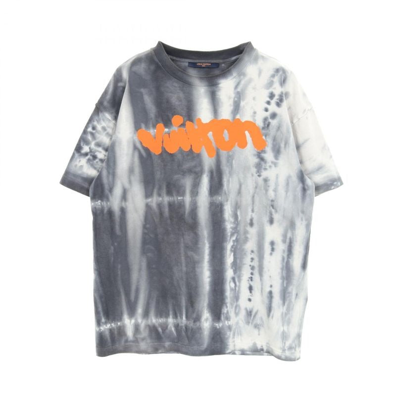 Louis Vuitton Short Sleeve T-Shirt Inside Out Tie Dye Cotton
