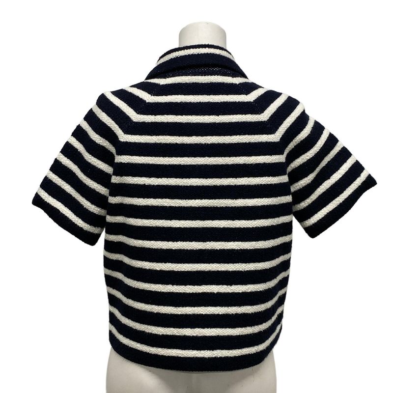 Dior/christian Dior Jacket Size I 40 Women's Marinière Short Sleeve Jacket