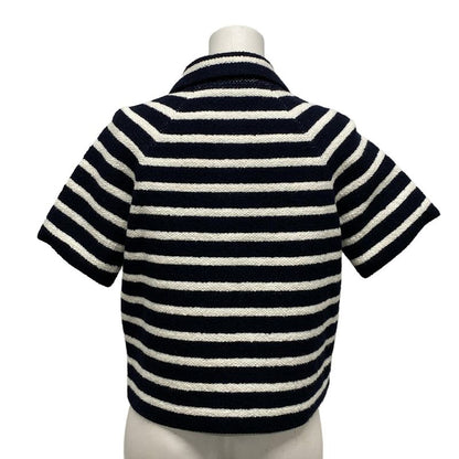 Dior/christian Dior Jacket Size I 40 Women's Marinière Short Sleeve Jacket