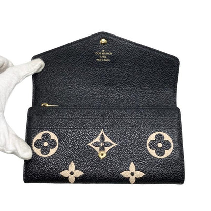 （louis Vuitton Bifold Wallet Portefeuille-sarah M80496 Monogram Empreinte