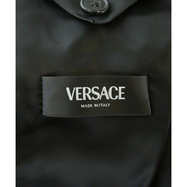 Versace Tailored Jacket Wool Cotton Red-purple — view 3