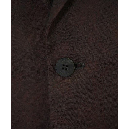 Versace Tailored Jacket Wool Cotton Red-purple — view 4