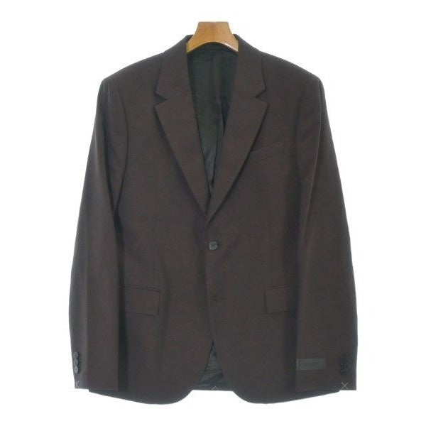 Versace Tailored Jacket Wool Cotton Red-purple