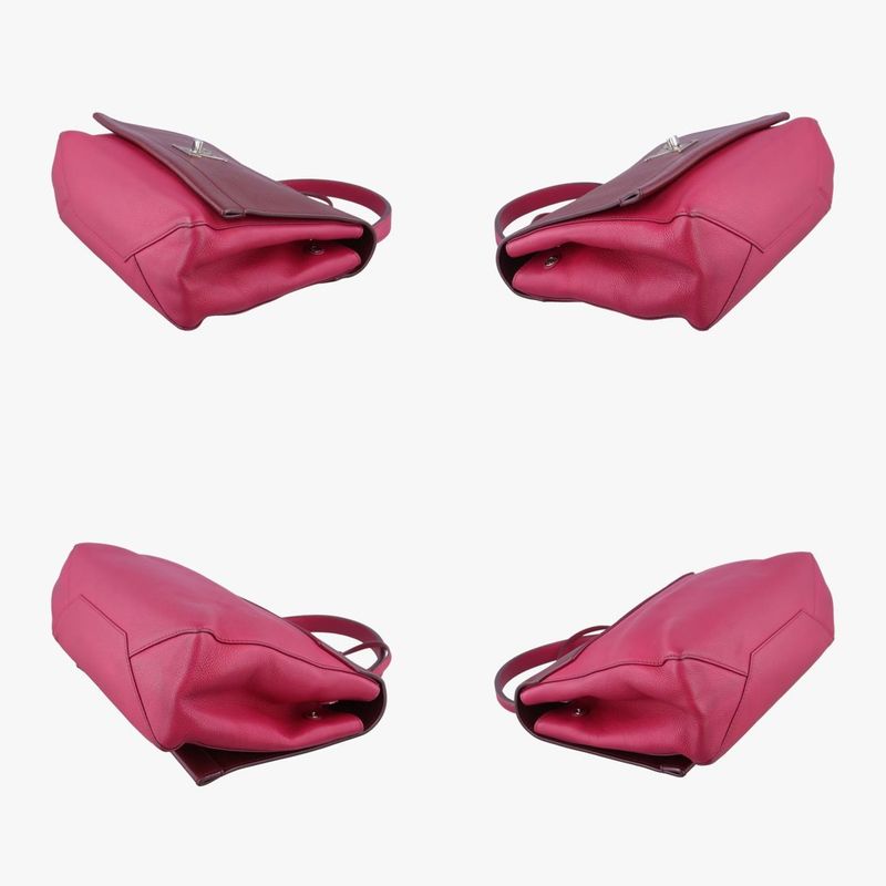 Louis Vuitton Lock Me II Pink And Wine Redleather Du4165