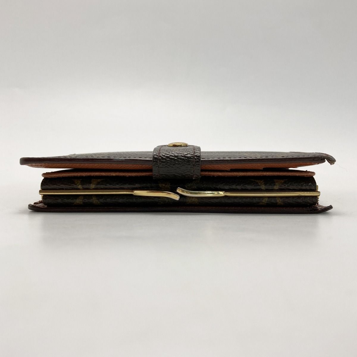 Louis Vuitton Monogram Portomone Viet Viennois M61663 Clasp Bifold Wallet