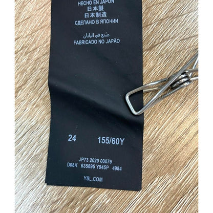 Saint Laurent Denim Pants Distressed Crop 24 — view 4