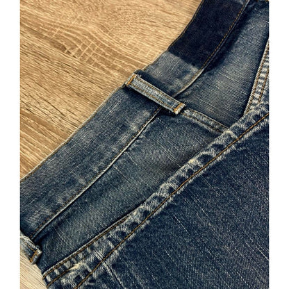 Saint Laurent Denim Pants Distressed Crop 24 — view 6