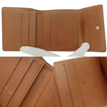 Louis Vuitton M61654 Monogram PVC Portefeuille Elise Brown 403868 Bifold