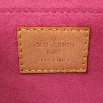 Louis Vuitton Mini Pleaty Denim Monogram Shoulder Hand Bag Pink