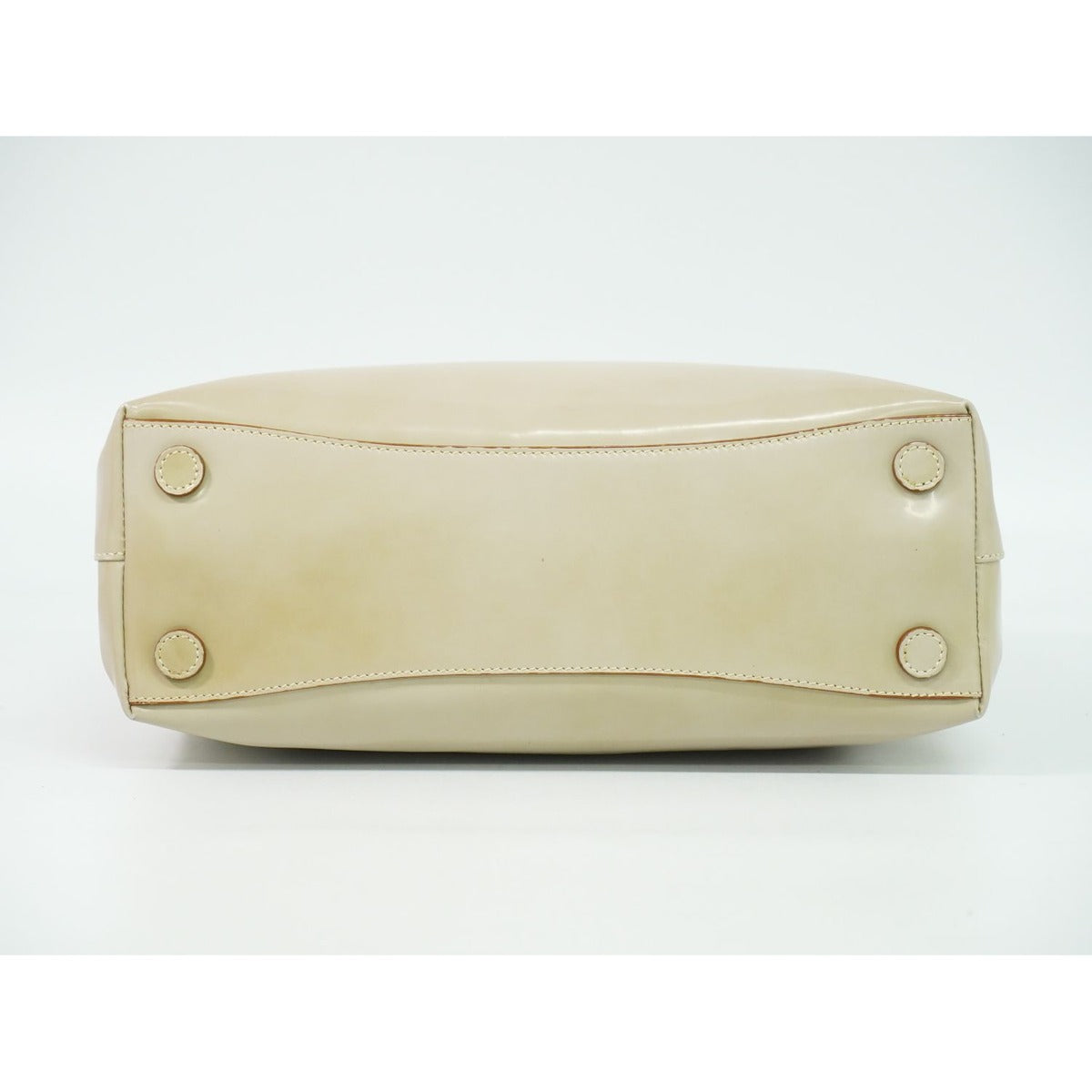 Prada Patent Leather Tote Pink Beige — view 3