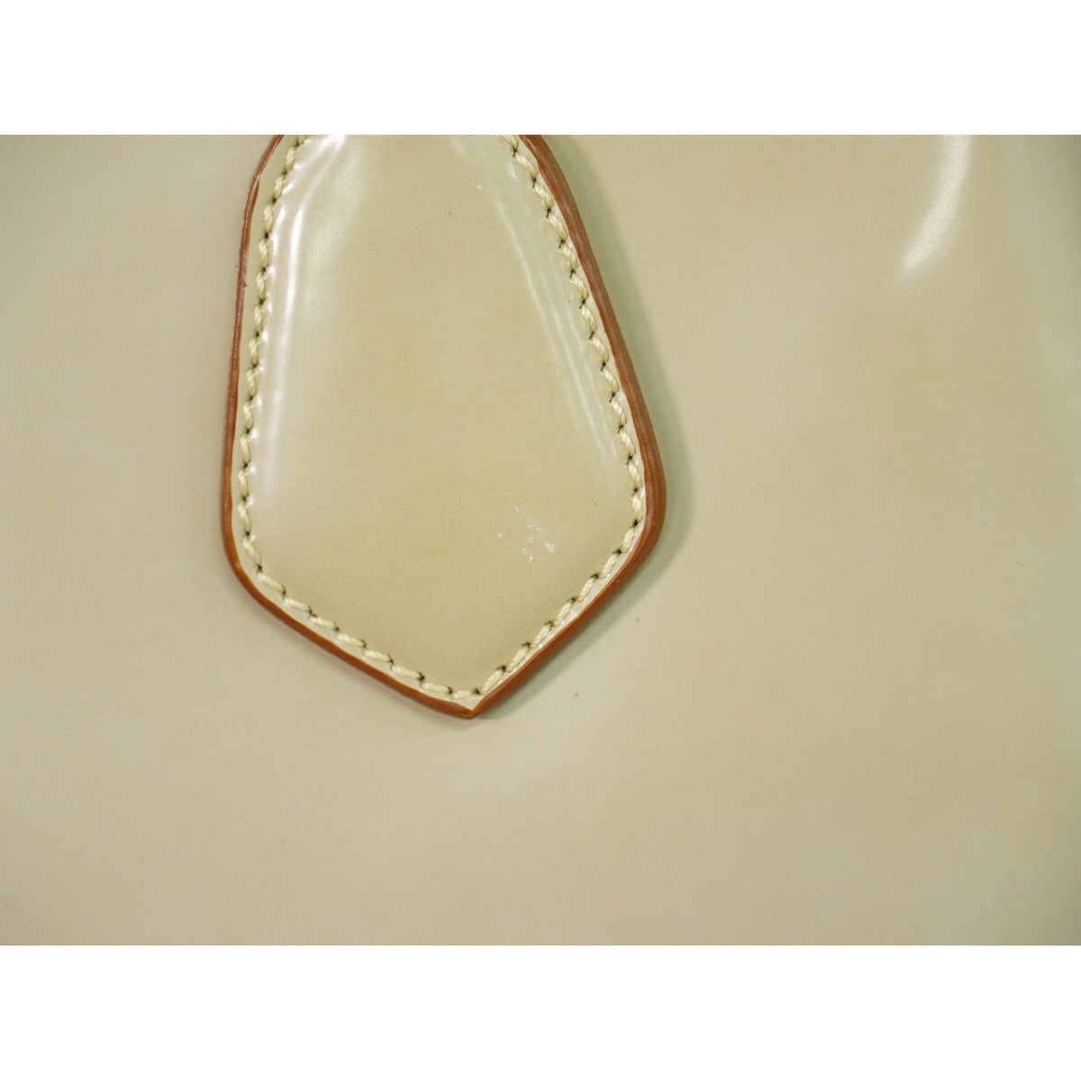 Prada Patent Leather Tote Pink Beige — view 7