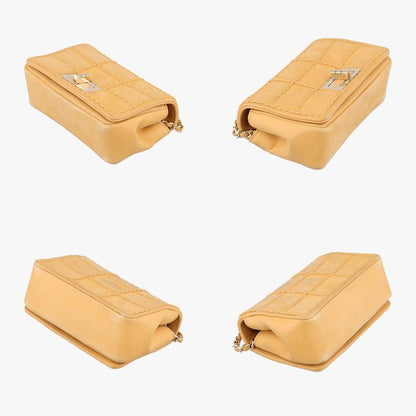 Chanel255 Mini Yellow Leather A9327422459566