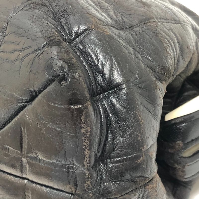 Chanel Shoulder Bag Chocolate Bar Lambskin Black