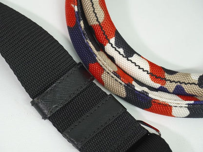 Authentic Prada Camouflage Pattern 2WAY Shoulder Bag Handbag Pochette Canvas