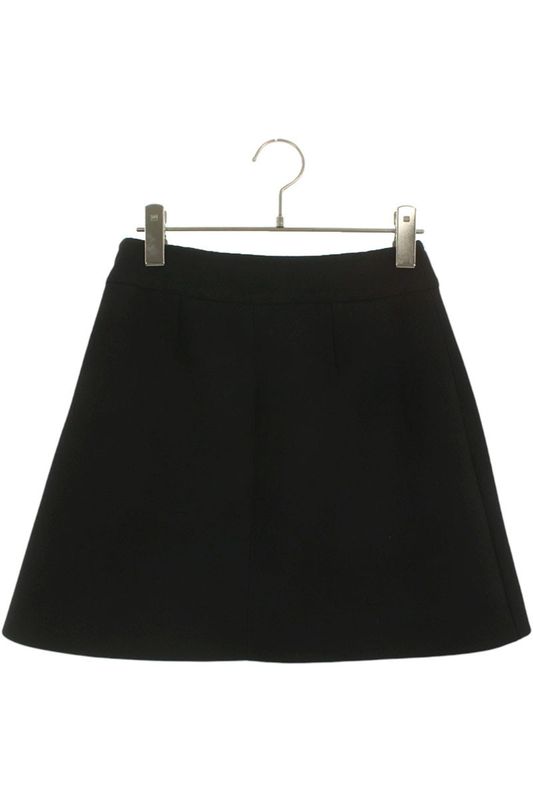 Celine 2j833066v Wool Mini Skirt Women 38