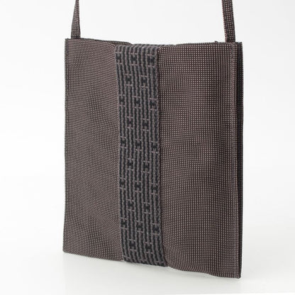 Hermes Canvas Sakosh Her Line Shoulder Bag Black