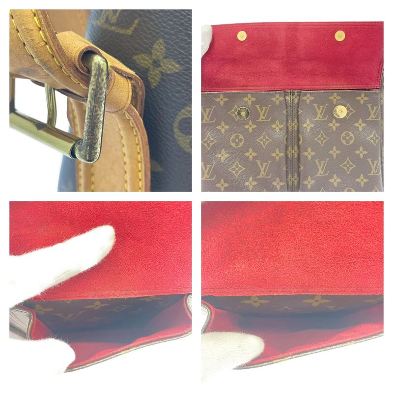 Louis Vuitton M51163 Monogram PVC Viva Cité GM Shoulder Bag Brown 436573