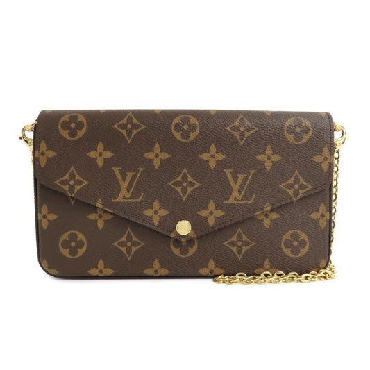 Louis Vuitton Pochette Felicie Monogram Chain Shoulder Clutch
