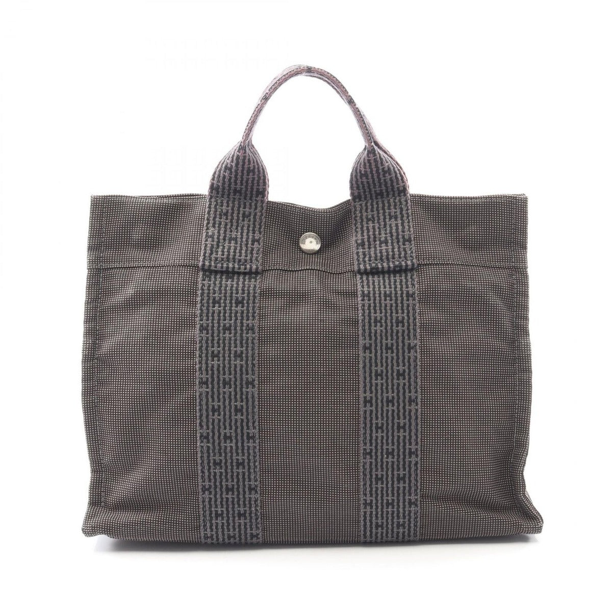 Hermes Tote Her Line PM Gray Canvas B