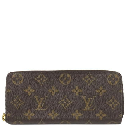 Louis Vuitton Long Wallet Portefeuille Clemence Monogram Canvas Rose Ballerine