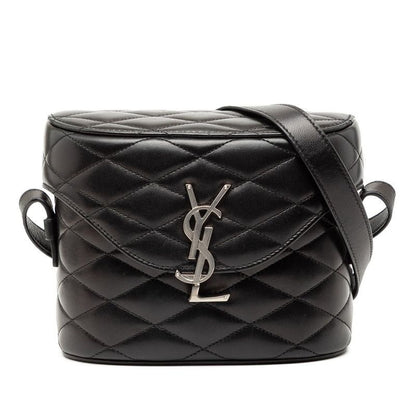 Saint Laurent YSL Logo June Box Black Lambskin