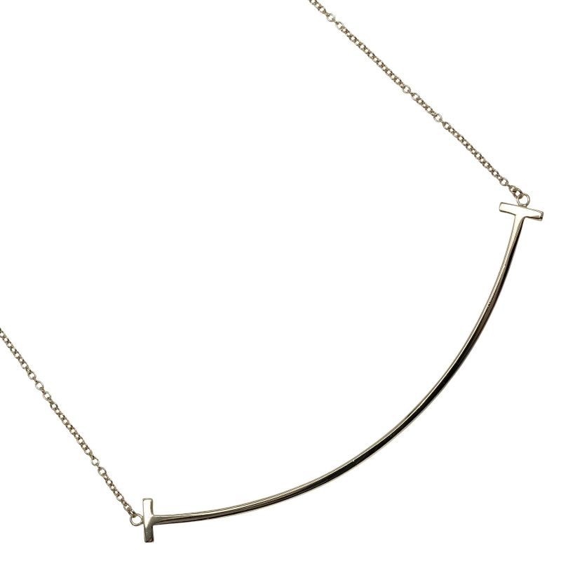 Tiffany & Co T-smile Large 18K Yellow Gold Ladies 3.7g Necklace