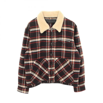 Chrome Hearts Flannel Check Zip Up Jacket