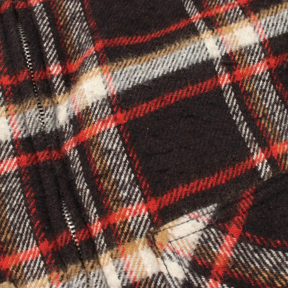 Chrome Hearts Flannel Check Zip Up Jacket — view 5