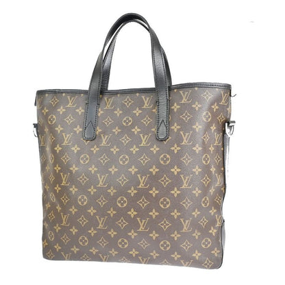 Louis Vuitton Tote Bag Divis Macassar Black Brown Monogram 70 Fa448