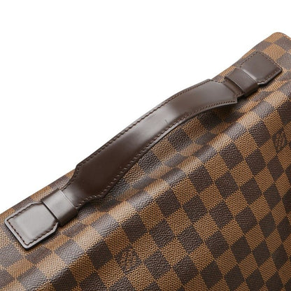 Louis Vuitton Damier Broadway Handbag Shoulder Bag N42270 Brown PVC Leather