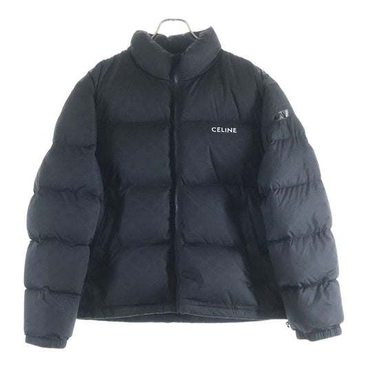 Celine Triomphe All Over Pattern Zip Up Jacket Black